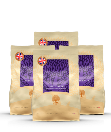 ESTATE LIVING SMALL BREED, lammas & peura 4x2.5 kg säästöpaketti, ESSENTIAL